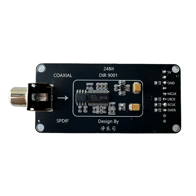 

DIR9001 PWR Coaxial To I2s USB Card 24bit/192khz Compatible with Italian Interface For DAC Amplifier