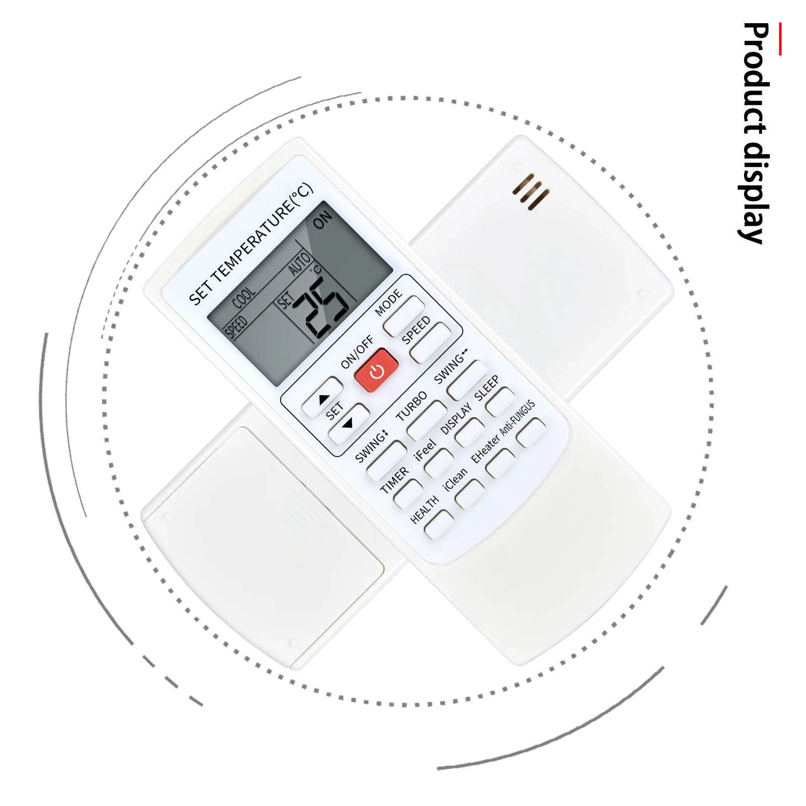 Nouveau YKR-H/502E Pour AUX m.com kia Climatiseur Télécommande ESC-RC-725