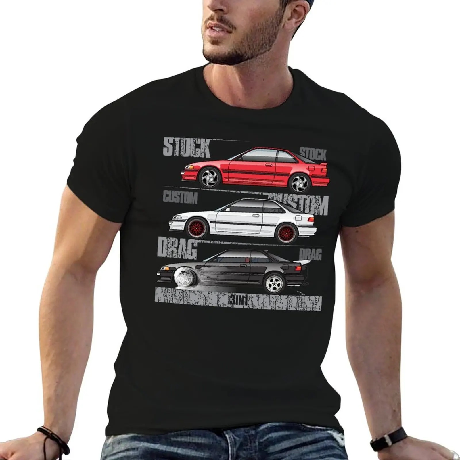 

3in1 90-93 integra T-Shirt essential t shirt anime t shirts oversize man t shirts for men casual T-shirt