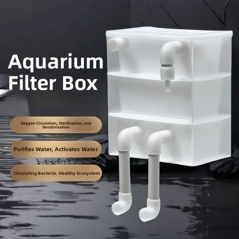

25 Year Fi Tank Filter Box Suitable for Small Fi Tanks Oxygenation Running Water Fi Breeding Circulation System