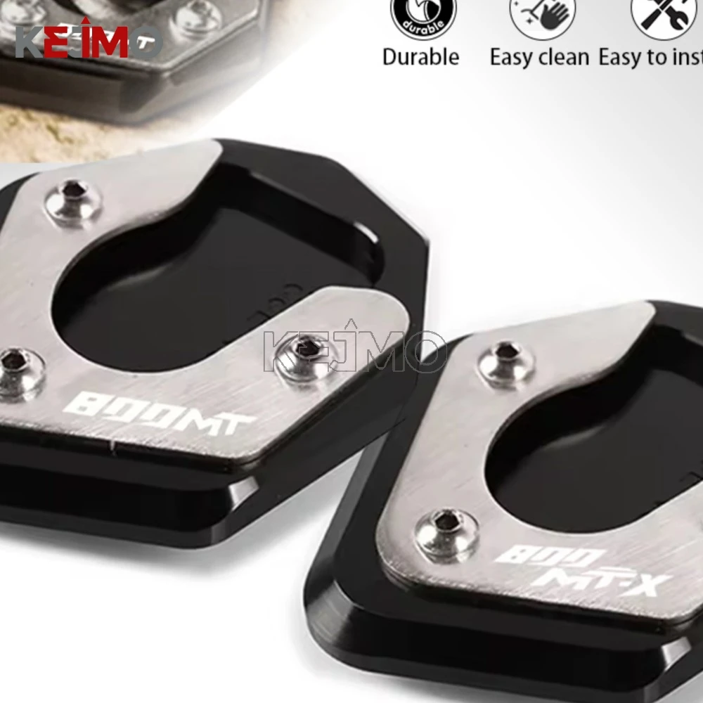

800 MT / MTX Motorcycle Kickstand Side Stand Enlarger Extension Plate Pad For CFMOTO CF 800MT 800MT-X 2021 2022 2023 2025 2026