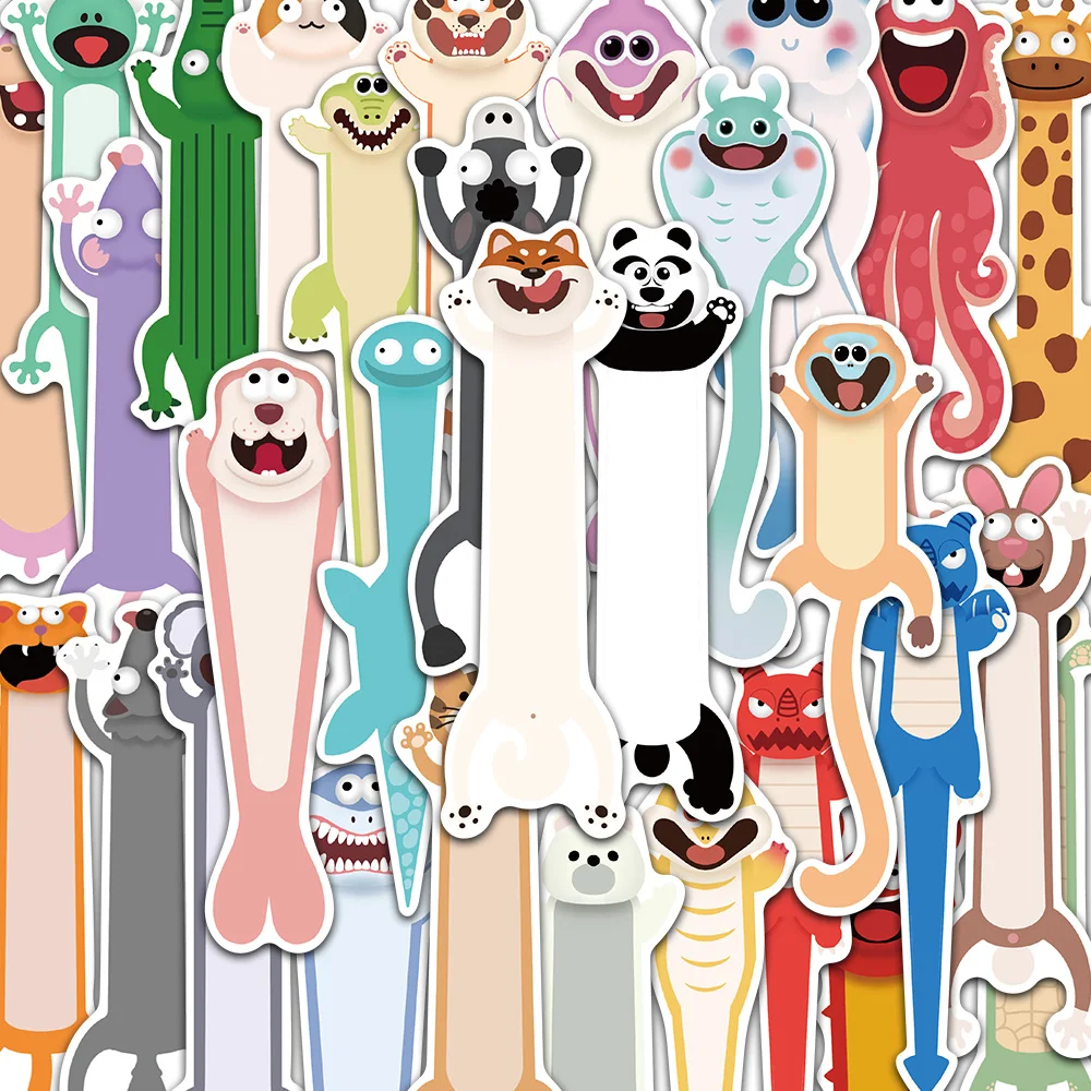 30PCS Funny Cartoon Animal Bookmarks Personalized Reading Tags Bookmarks Students Use Creative Gifts to Tag Cards
