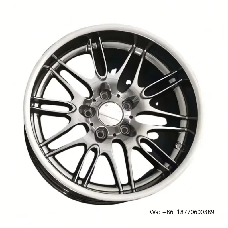 Legendary 5X120 Cast Wheels 17 18 Inch Hyper Black Alloy Passenger Car Wheel for BMW M5 M3 7 Series E28 E32 E34 E38 E39 Style 65 view 5
