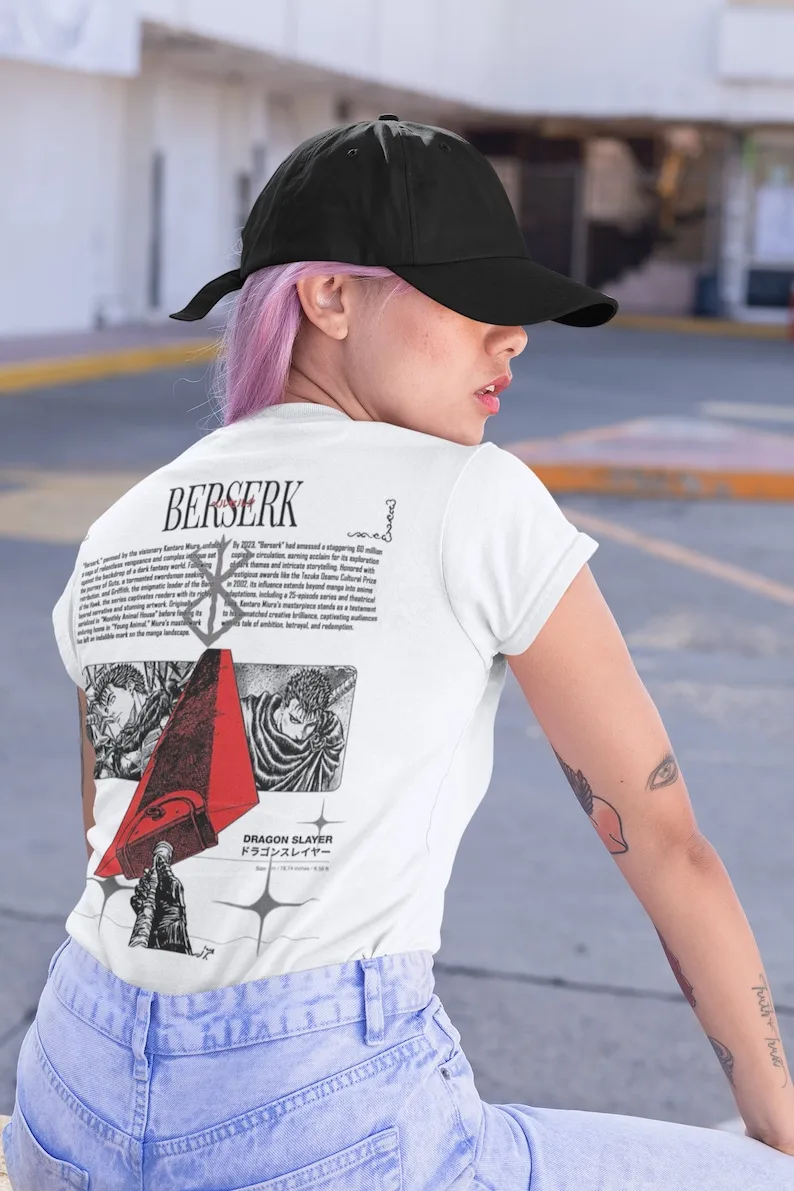 ANIME T-SHIRT Backprint | 100% cotton