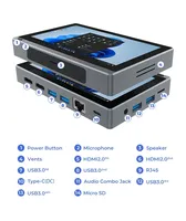 Cheap Small Windows 11 Pro 5.5 Inch Full Capability Fanless Touch Screen Higole Intel J4125 Mini Pc