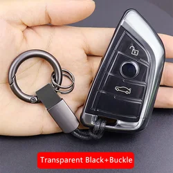 Transparent Key Fob Case Cover Holder For BMW G42 F40 F44 F45 F46 G42 G20 G21 G22 G23 G26 Accessories