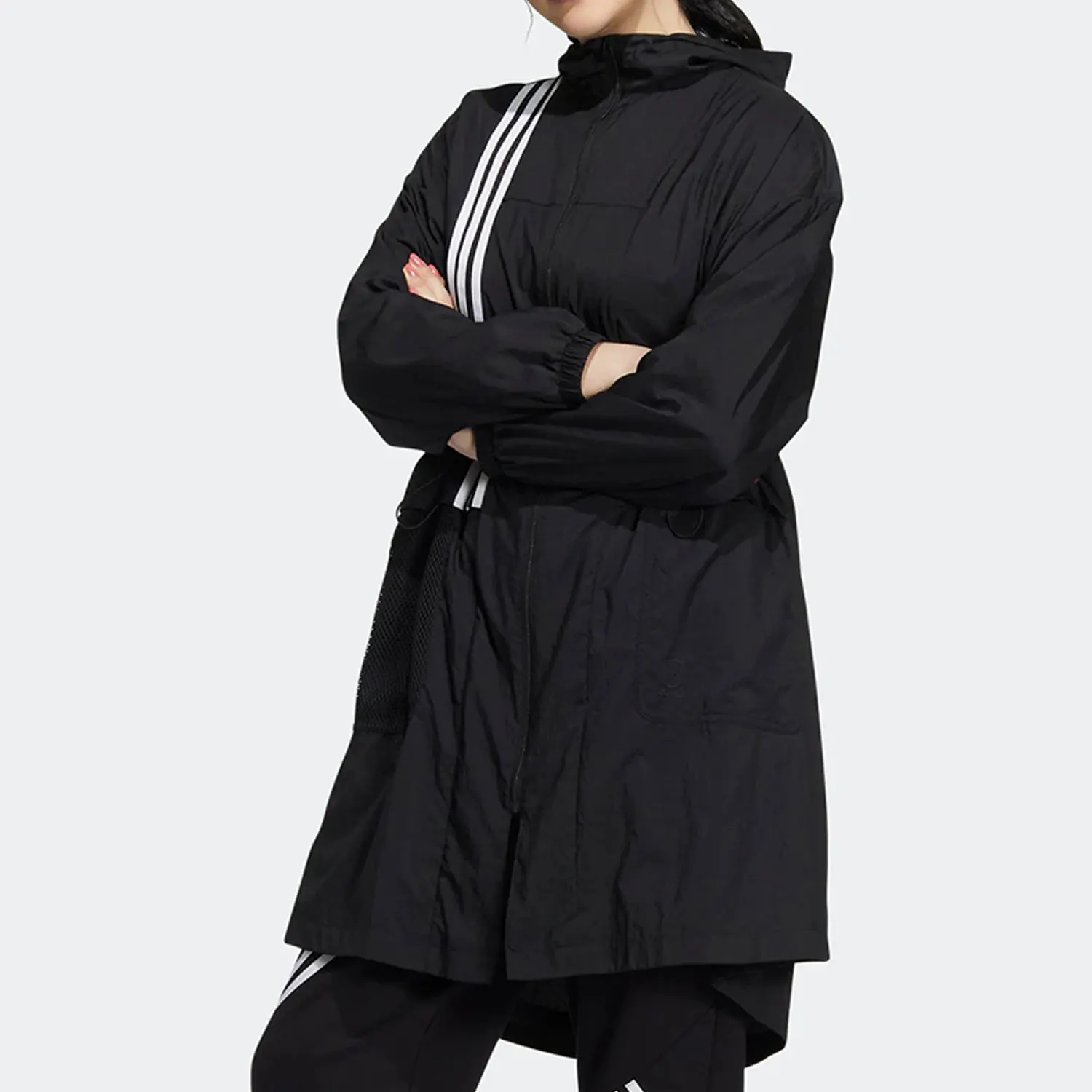 

Оригинальная женская удобная свободная куртка с капюшоном Adidas NEO HN2326