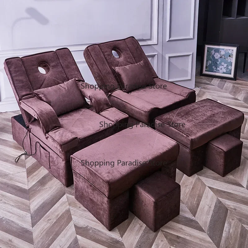 

Modern Multifunctional Salon Pedicure Sofa Massage Recliner Chair Popular Stylish Design for Nail Salon Furniture
