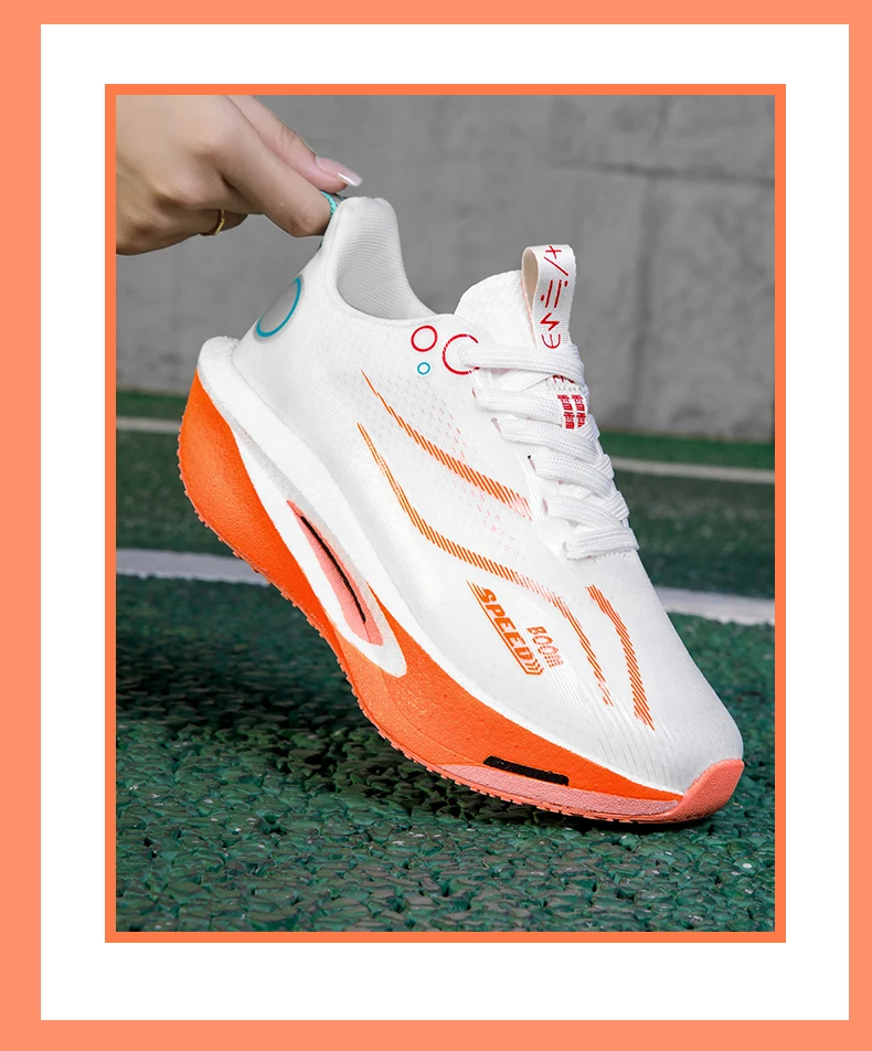Unisex Carbon-Laufschuhe, atmungsaktiv, stabil und leicht, Marathon-Sportschuhe für Herren und Damen, dämpfend und rutschfest – Detail 30