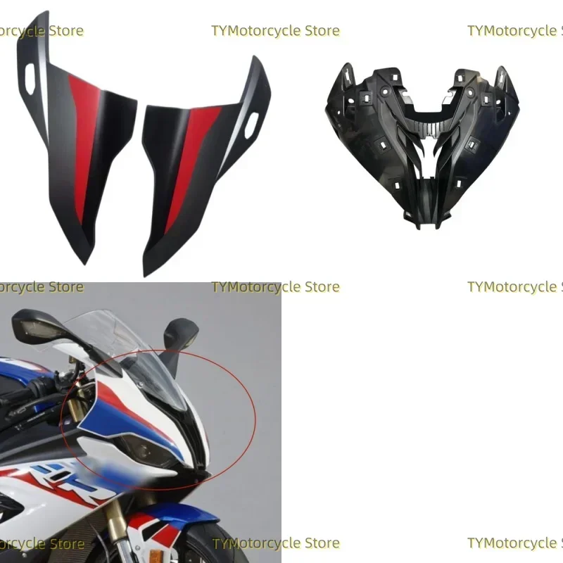 

Matte gray black Front Upper Fairing Headlight Cowl Nose Panel Fit For BMW S1000 S1000RR 2019 2020 2021 2022 2023 2024