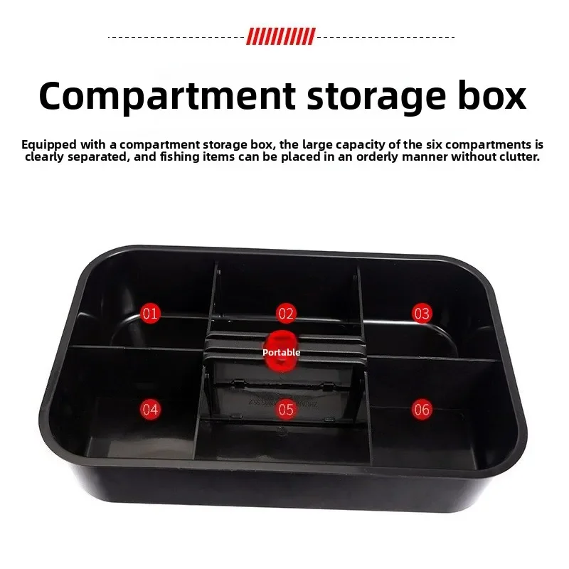 

Portable Fishing Tackle Box Large Capacity Fishing Lures Hook Box EVA Multifunction Fishing Bag Keep Fresh Live Fish Bucket