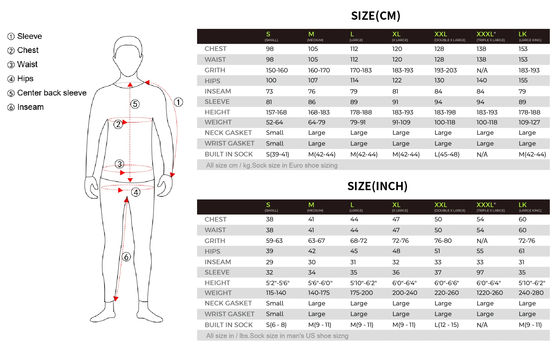 Men Drysuits Latex Cuff and Splash Collar Flatwater Paddling Waterproof Breathable  Dry Suit DM32