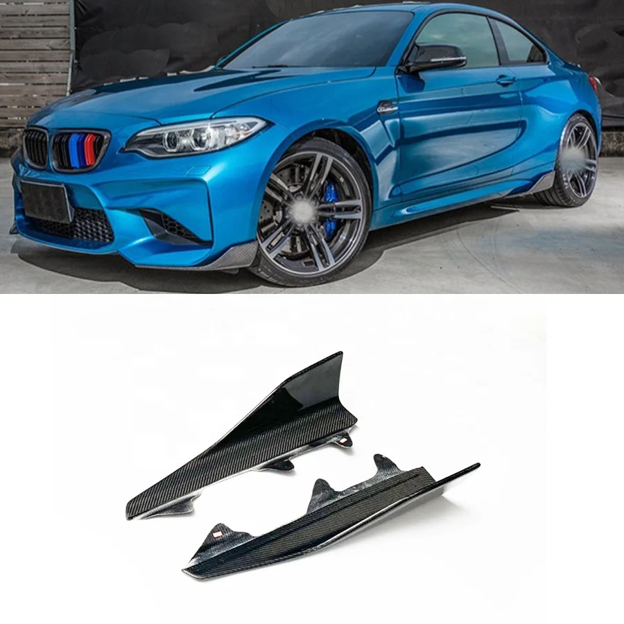 

Carbon Fiber MP style Side spoiler lip side skirt for BMW 2 Series F22 F23 F87 M2 M2C 2014-2019 Car Model