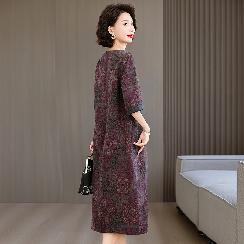 Vestido Midi de lujo de satén de seda para ocasión Formal de verano, Vestido bohemio de playa con bordado Vintage para mujer, Vestido de fiesta informal elegante 2025