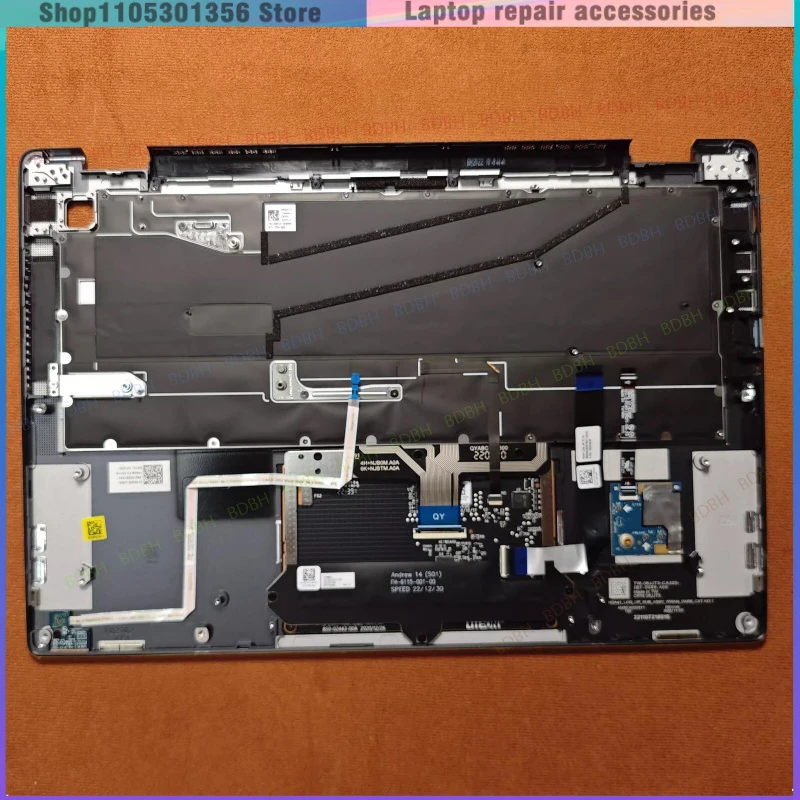 06JJT3 New Palmrest Upper Case US Backlit KB WWAN For Dell Latitude 9430 2-in-1