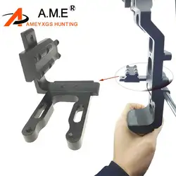 Soporte de lámpara de puntería CNC para tiro con arco de caza, mira de reflejo láser de punto rojo, se adapta al arco compuesto, arco recurvo