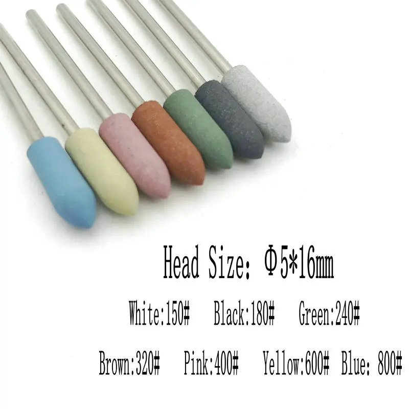 28 Types Rubber Silicone Nail Drill Bit Dental Silicon Rubber Burs Drill Accessories Foot Polishing Tools