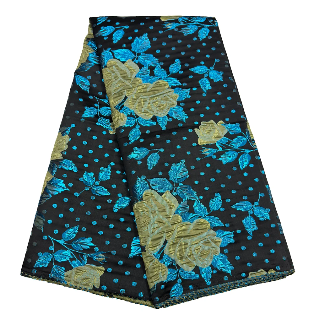 عالية الجودة الديباج الدانتيل 5 ياردة الأقمشة الفرنسية الأفريقية الدمشقي الدانتيل رائجة البيع المرأة أنيقة الجاكار الديباج لفساتين الحفلات