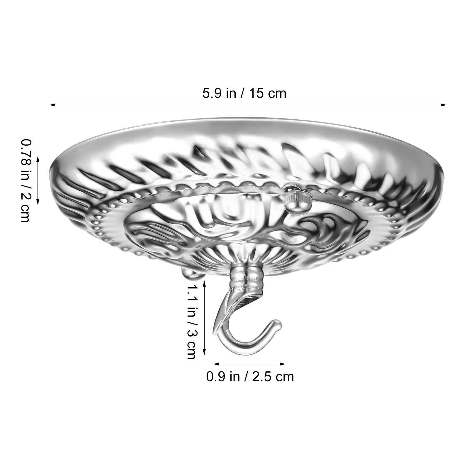 

1pcs Chandelier Hook Ceiling Light Holder Plate Vintage Lamp Base For Retro Lighting Fixture Sturdy Ceiling Canopy Light