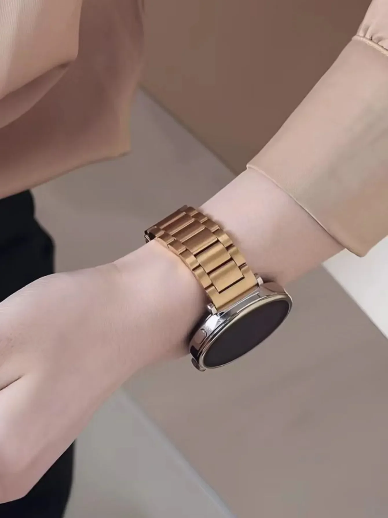 Pulseira de metal de aço inoxidável, 18 20 22mm, para samsung galaxy watch7 6 5 4 3 ativo para huawei gt 2 3 4 5 amazfit gtr 42/46mm