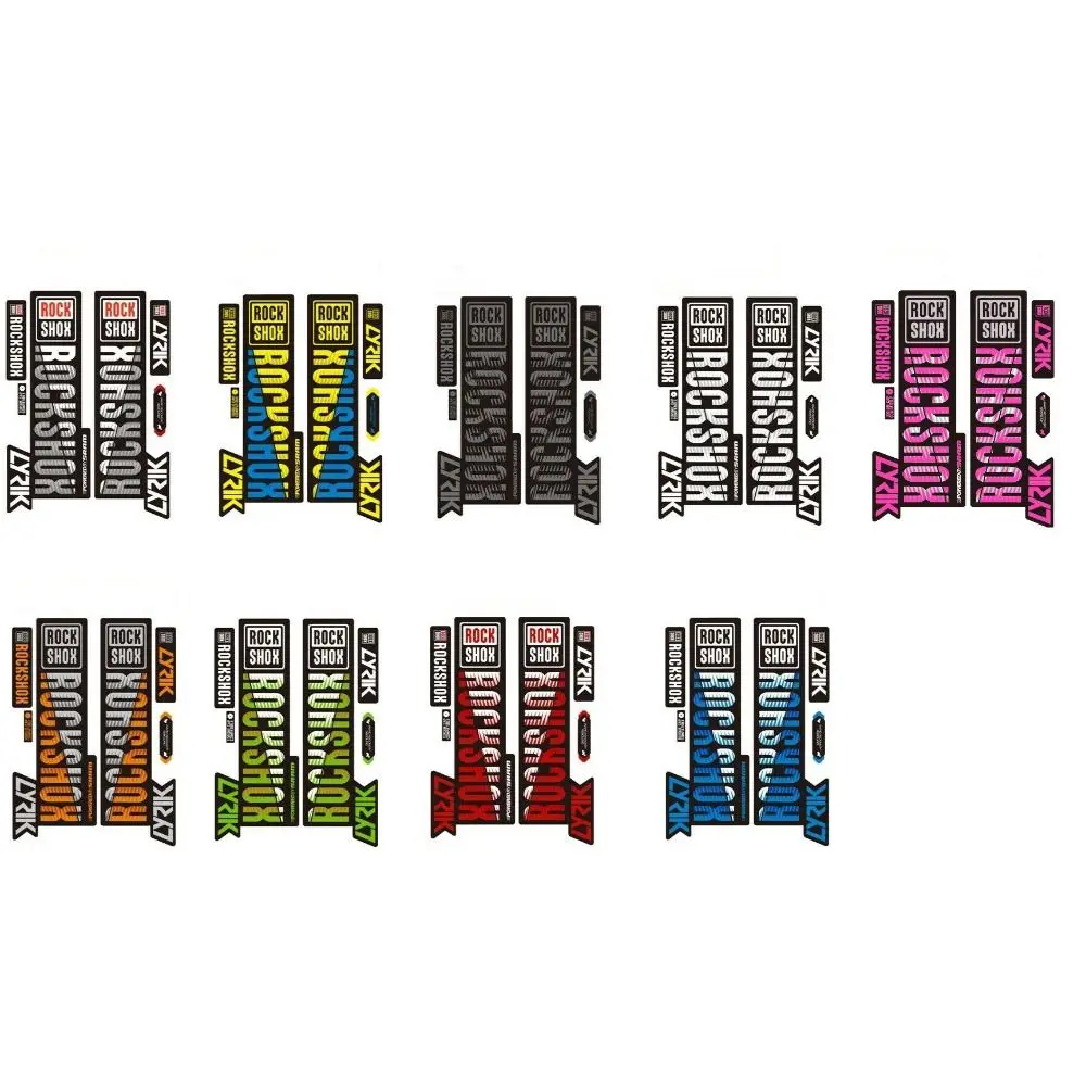 New PVC Front Fork Sticker Scratch-Resistant Waterproof Bike Frame Protector 8 Colors Bicycle Paster Guard MTB