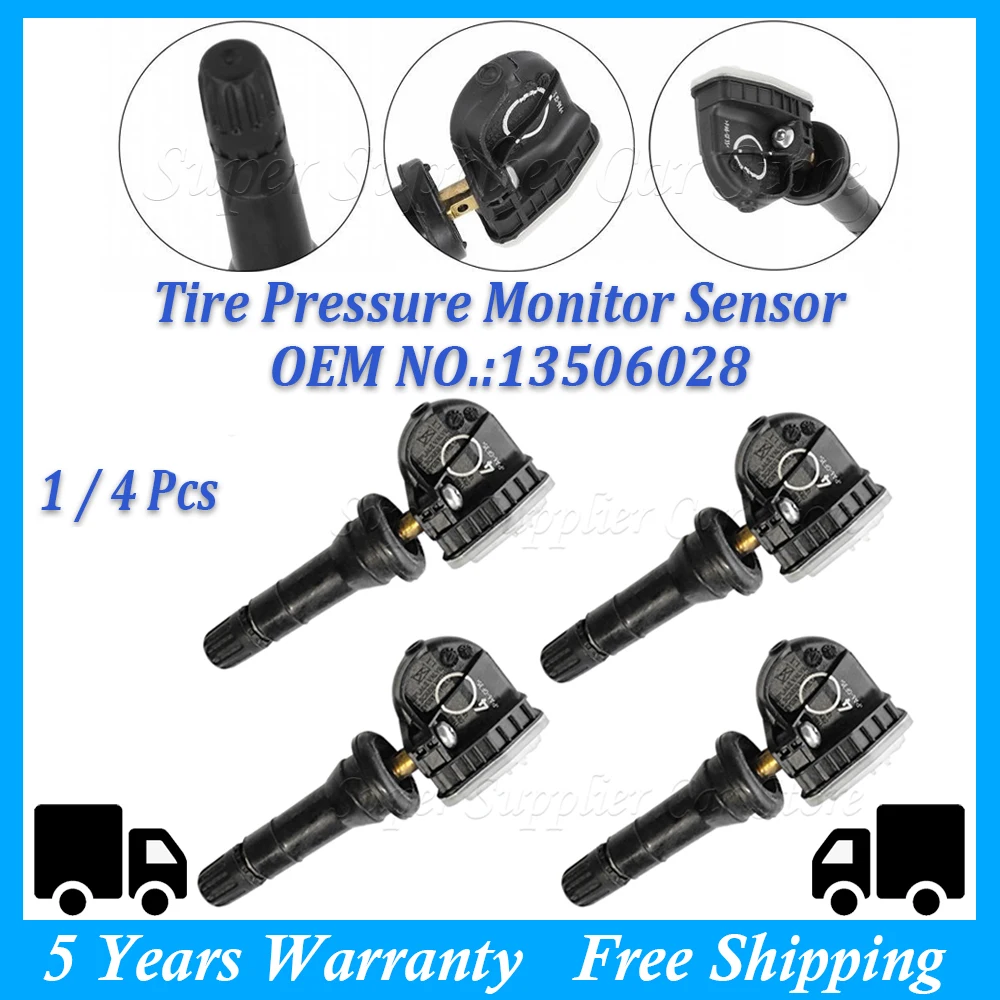 13506028 13594222 Tire Pressure Sensor For Opel Adam Ampera Antara Astra J k Corsa D Insignia Meriva B Mocha Zafira TPMS 433MHZ