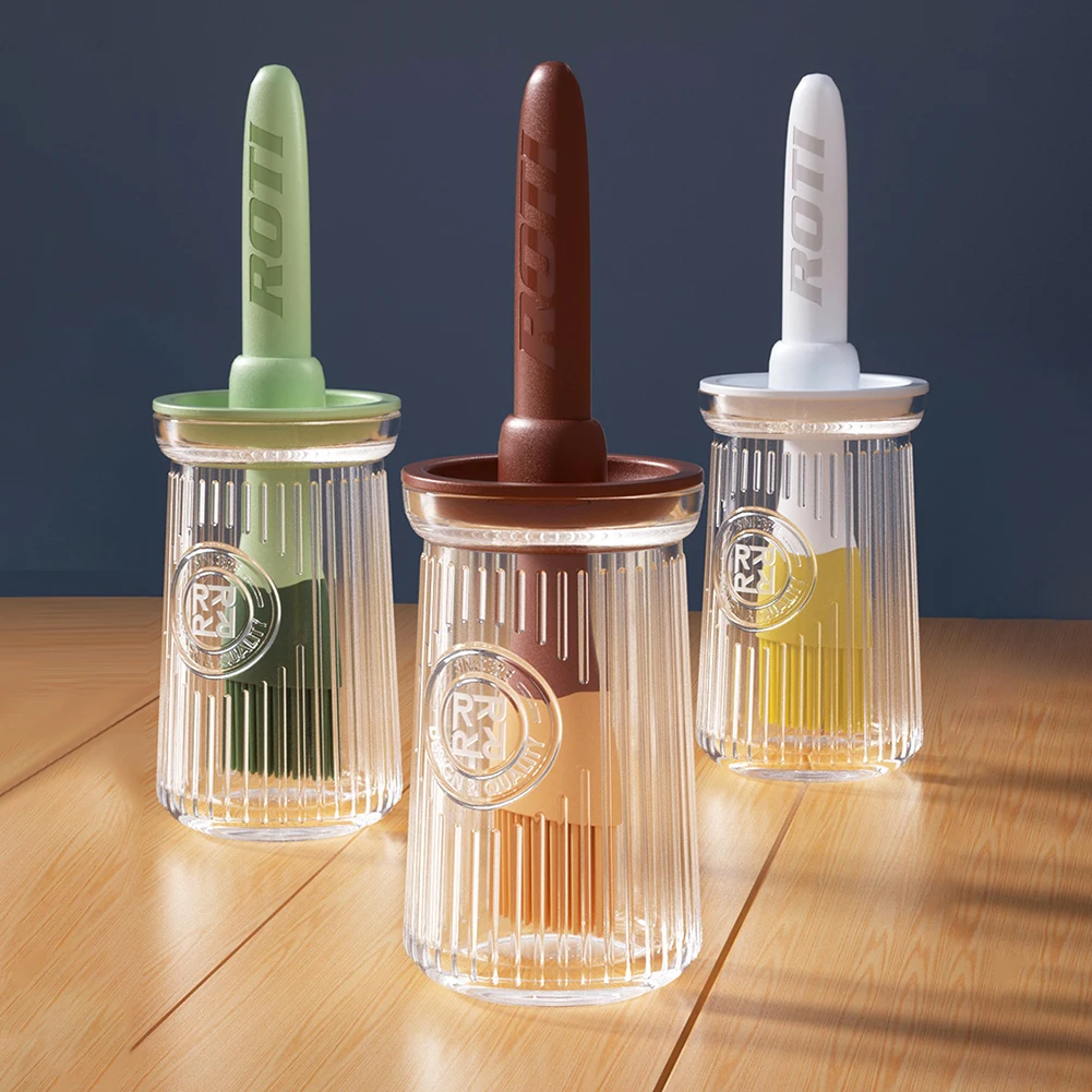 

Household Oil Brush With Oil Bottle Multifunctional Cook Basting Brush For Baking Cooking