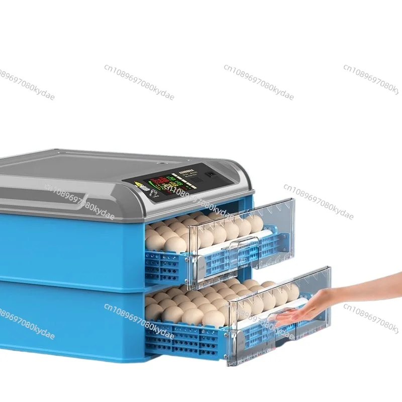 128/256 Large Capacity Dual Voltage Incubator Fully Automatic Hatching Machine for Chicken Duck Pigeon Poultry Farm