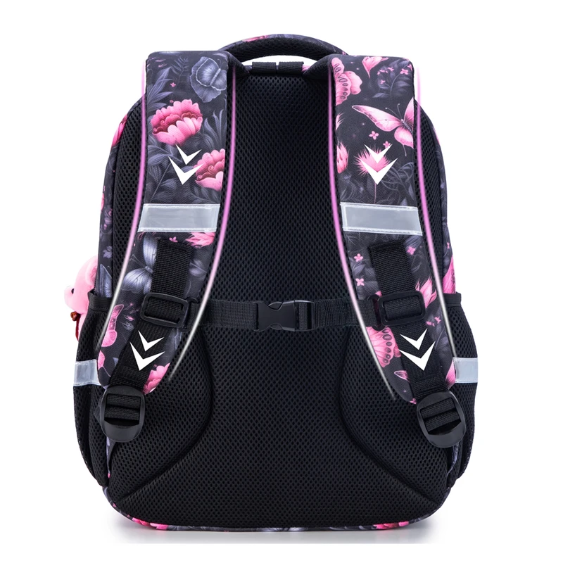 New Children School Bag Cartoon Cat 3D Folded Backpacks Girls Primary School Backpacks Waterproof Kid Orthopedic Mochila Escolar