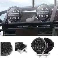 7 Inch 150W Round Spot Pods Light Bar High/Low Beam DRL Led Work Driving Lamp For Truck Jeep Off Road SUV UTV ATV Fog LED