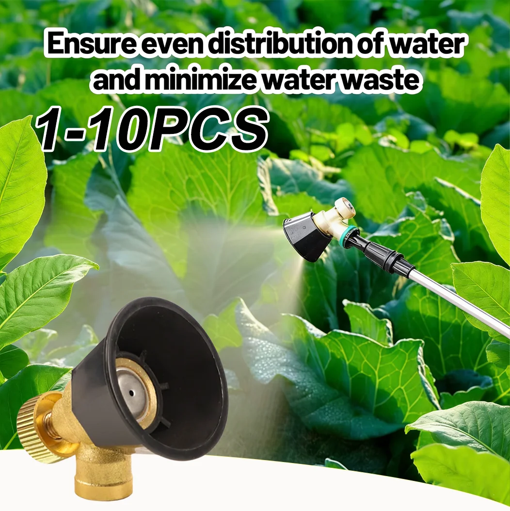 Professional Brass Spray Nozzle Set High Pressure Adjustable for Agriculture Garden Car Washing & Farm Irrigation