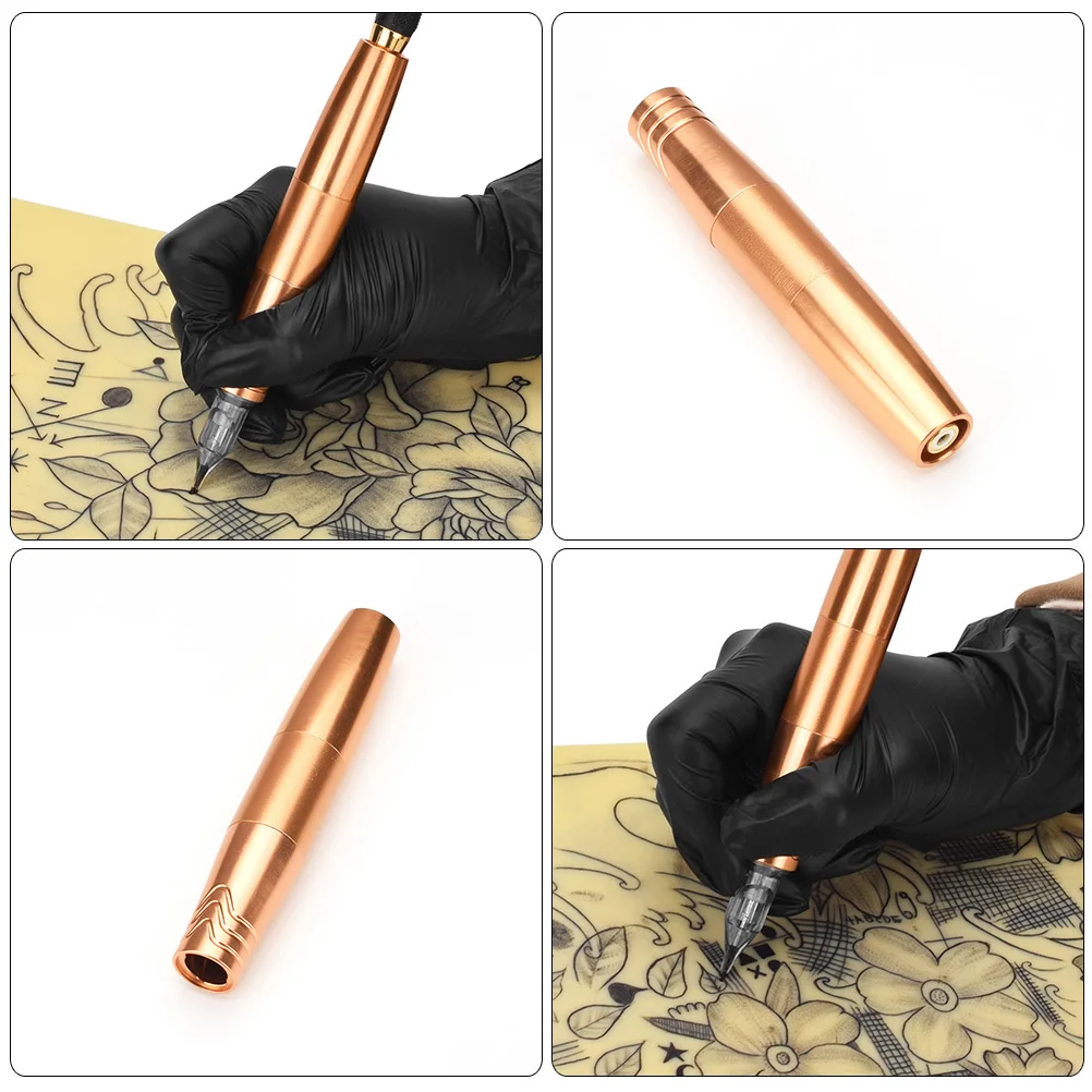 

Rotatable Tattoos Pen Aluminum Alloy Compact Portable Tattooing Pen Suitable for Small Simple Tattoos Professional Tattooing