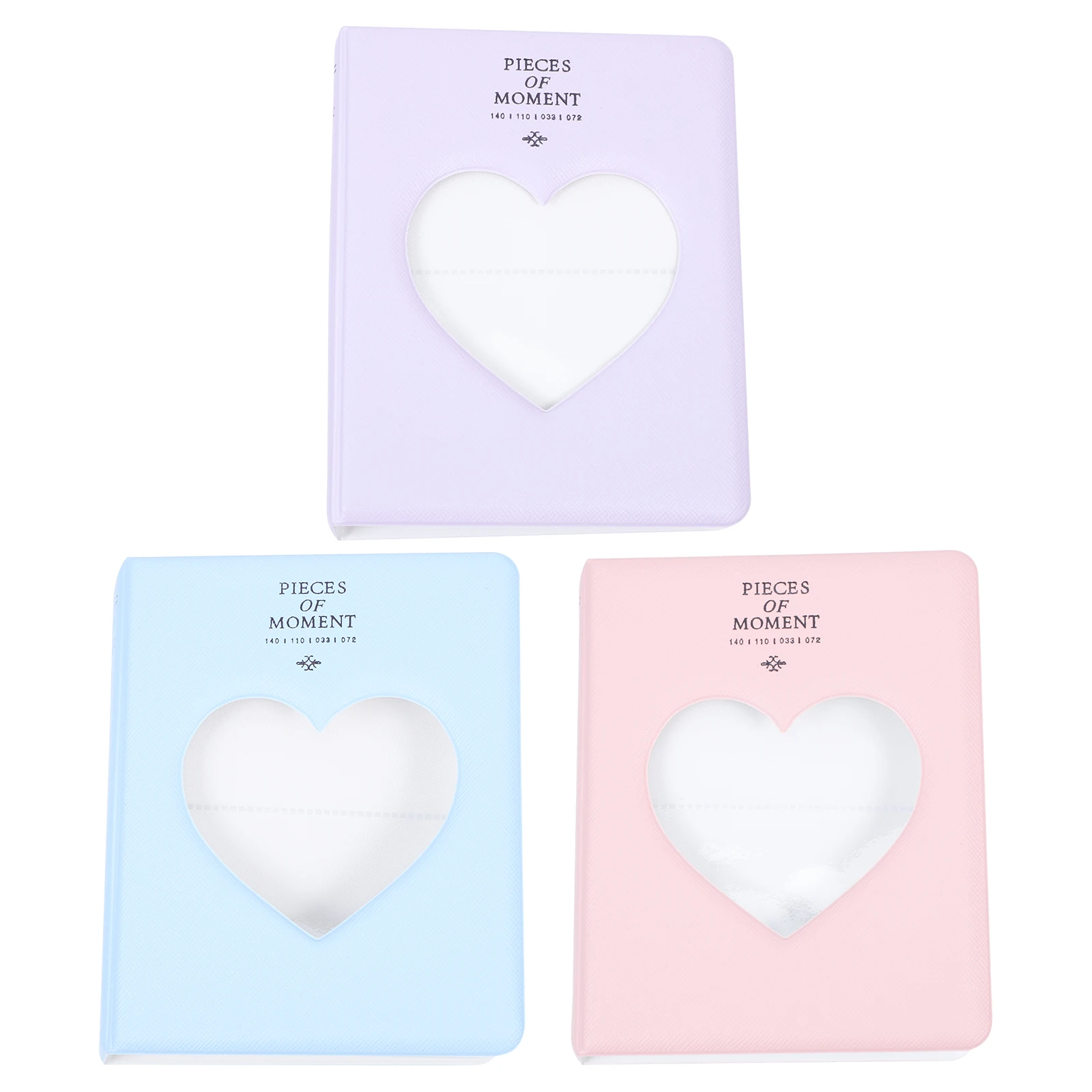

3pcs Creative Photo Album Chic Storage Holder Adorable For Photos Cards Business Collection Decorative