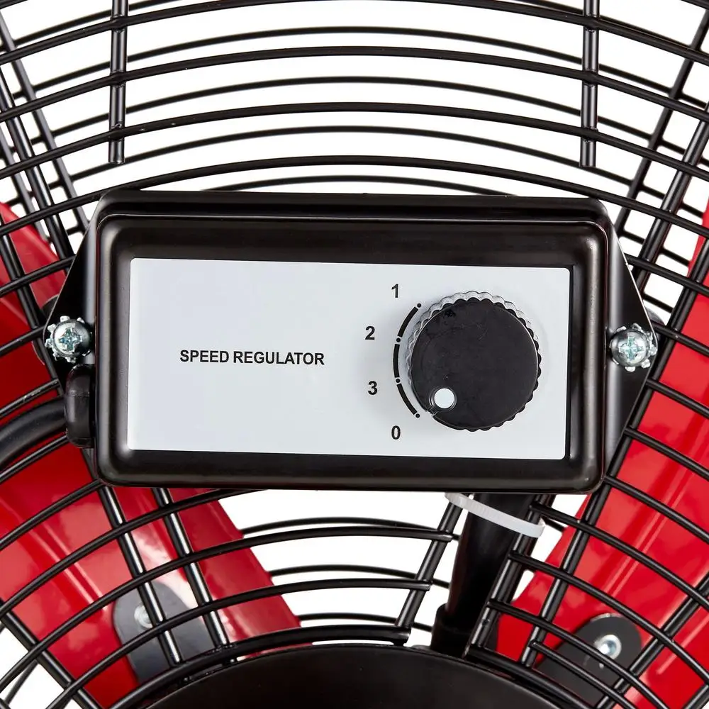 20 بوصة عالية السرعة مختومة موتور طبل مروحة جدار قابلة للتركيب قابل للتعديل تدفق الهواء 7000 CFM الصناعية مروحة محمولة الاستخدام الداخلي