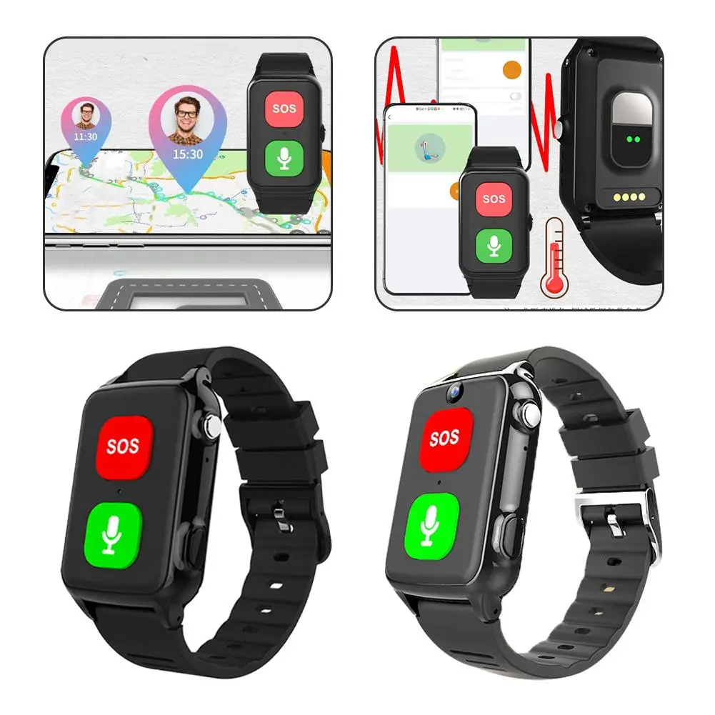 

Смарт 4G GPS WIFI трекер монитор сердечного ритма умные часы вызов студенческое видео Android SOS часы старый удаленный старый человек камера Ph F5F3