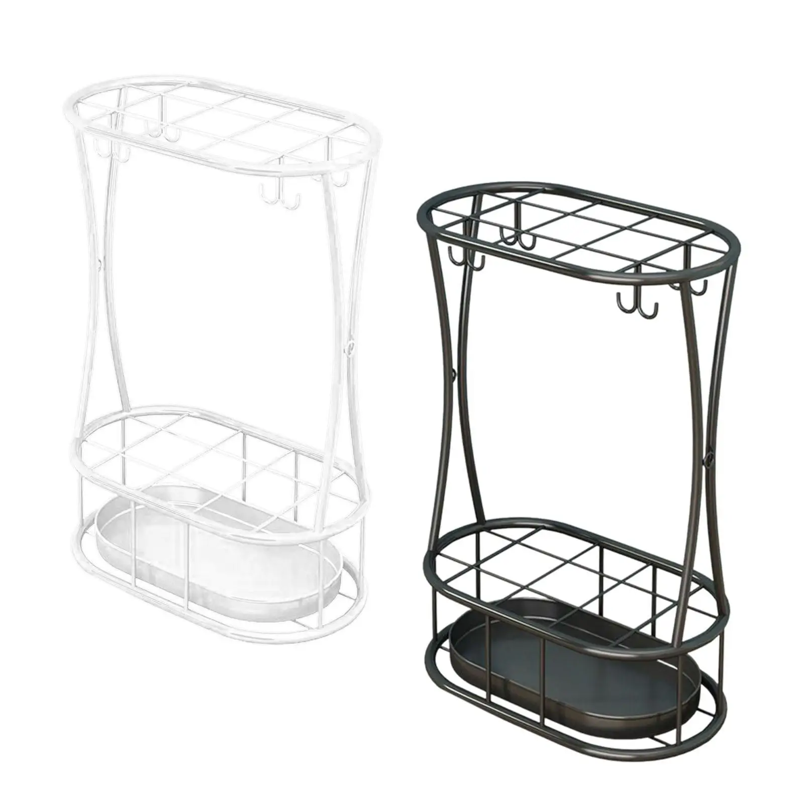 Umbrella Rack Keep Floors Dry and Tidy Freestanding Convenient Multipurpose Organizer Container Umbrella Holder for Hotel Home