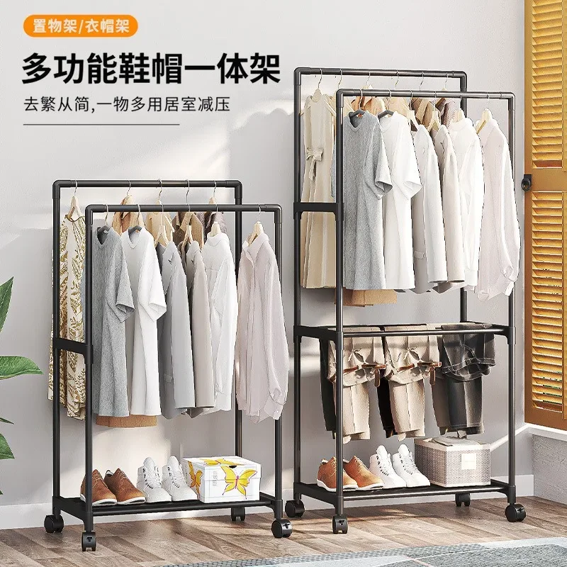 

Simple multifunctional shoe and hat integrated rack drying racks storage coat rack bedroom shoe racks