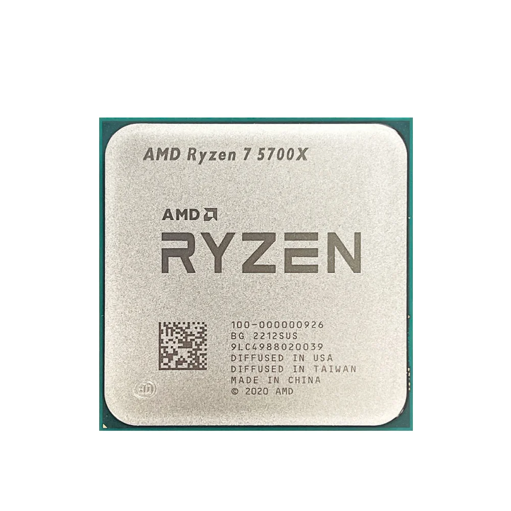 معالج AMD Ryzen 7 5700X 8-Core 16-Thread 7NM 3.4 جيجا هرتز L3=32M DDR4 65 واط R7 5700X مقبس AM4 جديد ولكن بدون مبرد