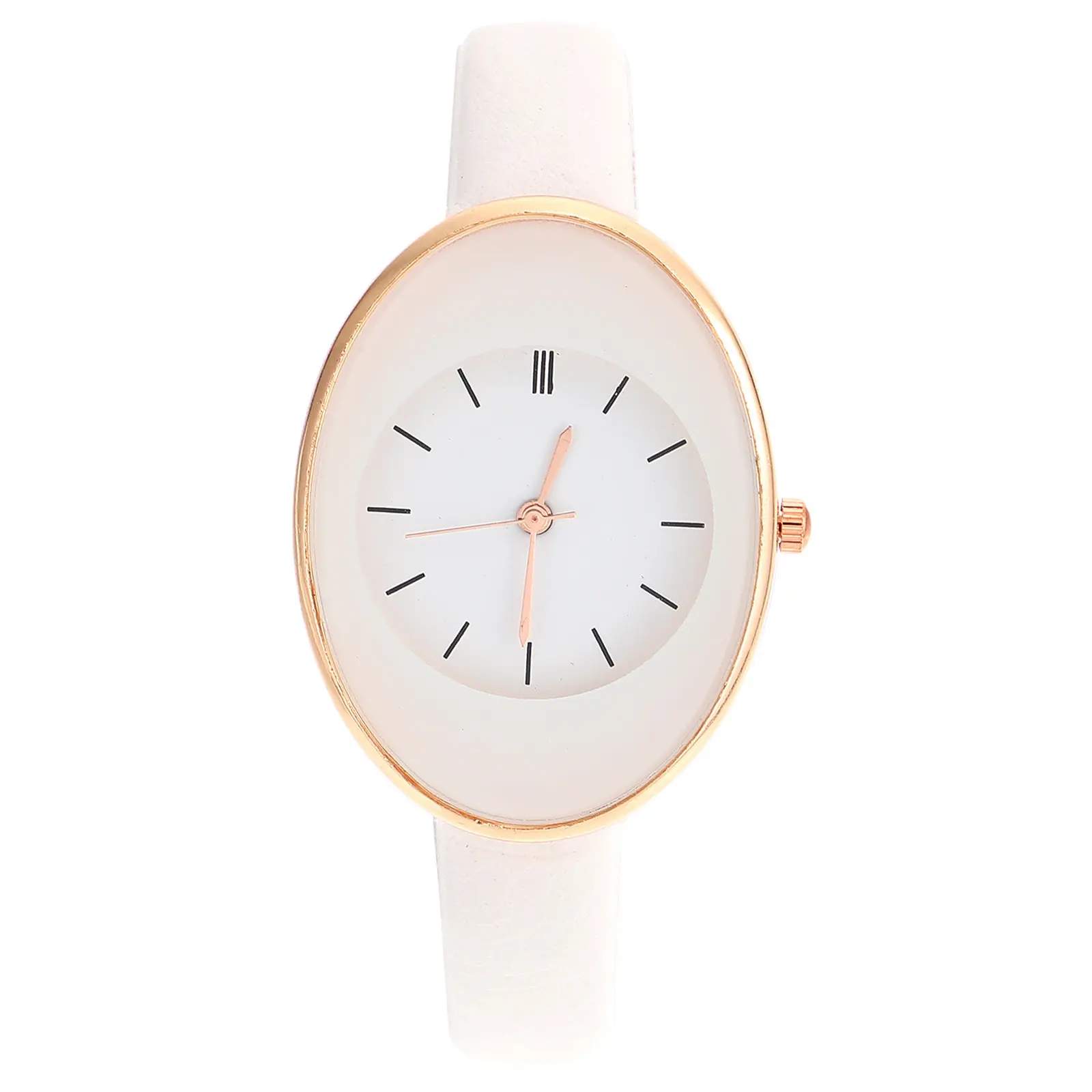 Ladies Quartz Watch Elegant Simple Design Comfortable Breathable Strap Accurate Timekeeping for Work Casual Daily Life Fashion