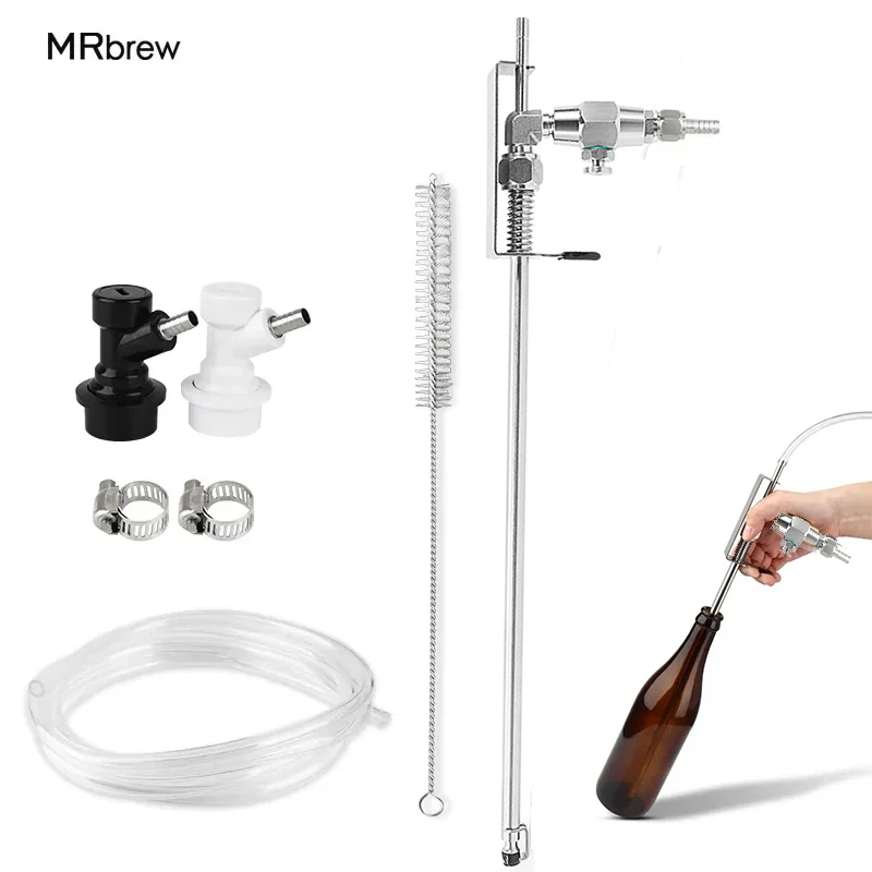 Newst Home Brew Beer Bottle Filler, Beer Gun,Stainless Steel Filling Transfer For Beer /Wine/ Beverage