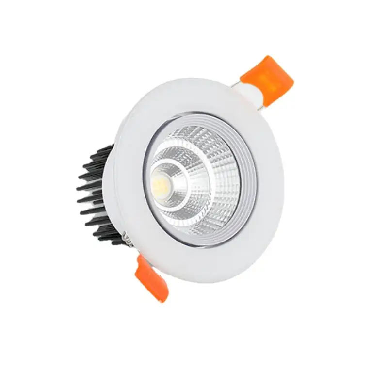 Możliwość przyciemniania oświetlenie Led typu Downlight sufit punktowy 3w 5w 7w 9w 12w 15w 18w AC85-230V oświetlenie wpuszczane oświetlenie