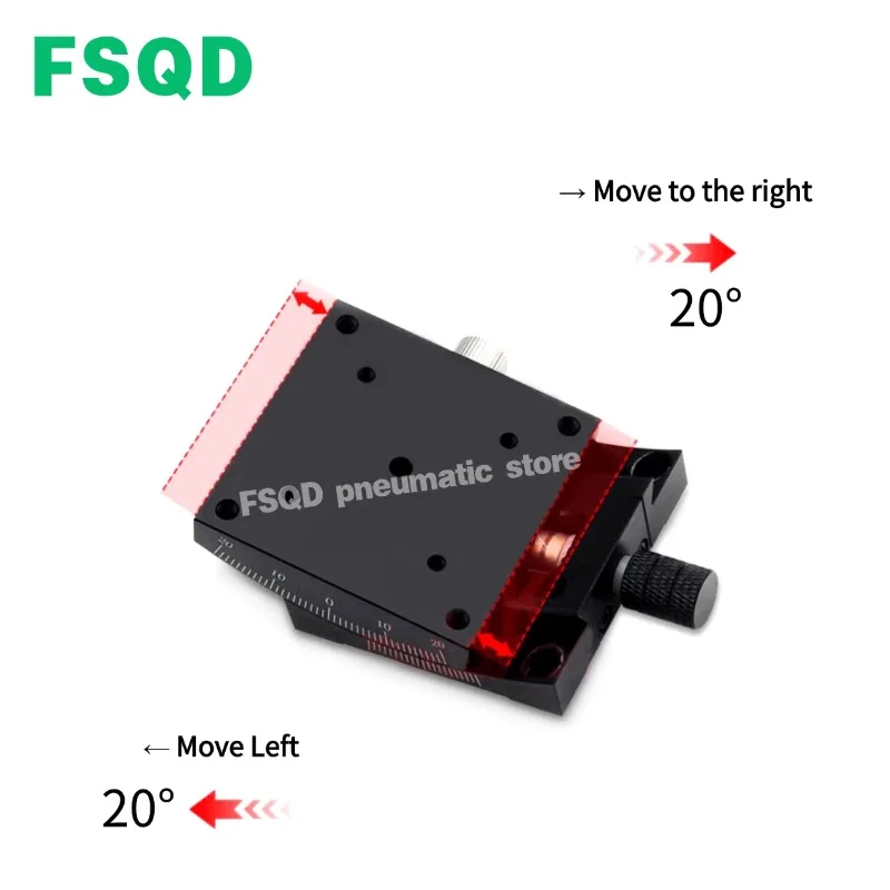 X-محور GFG40X40 GFG60X60 GFG80X55 GFG40X60 GFG80X100 GFG90X100 GFG40X25 GXF40-60-L طاولة منزلق مائل-GFG أداة هوائية #4