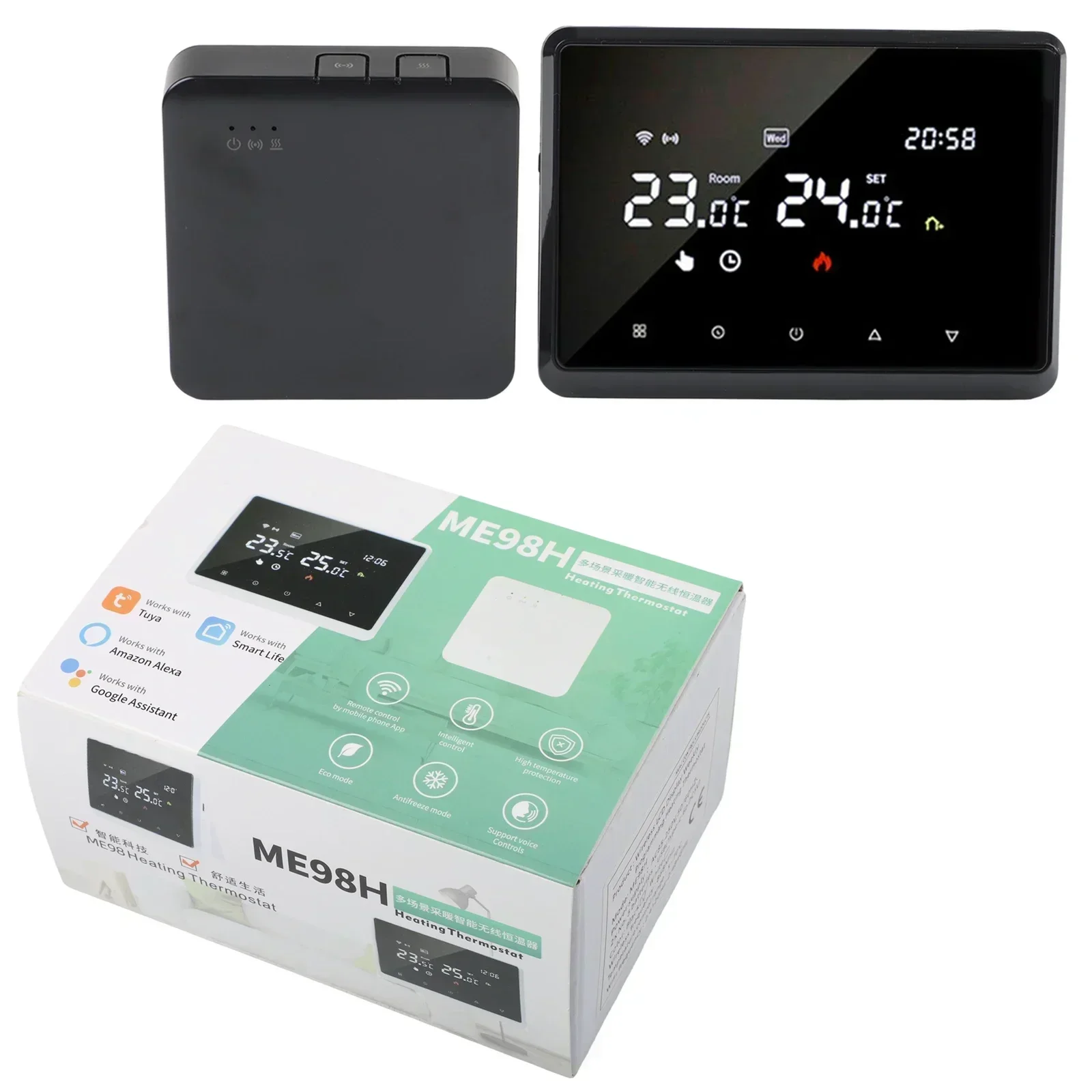 

Accurate Temperature Smart Thermostat Compatible Accurate Temperature Button Children's Lock Water Floor Heating