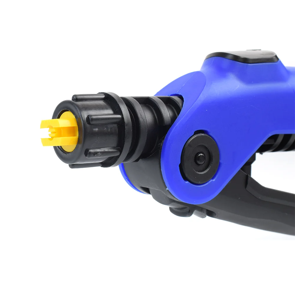 مجموعة أدوات رذاذ ملونة إلكترونية بدون هواء خرطوم مياه مع فوهة رش لغسيل السيارات وسقي الحديقة