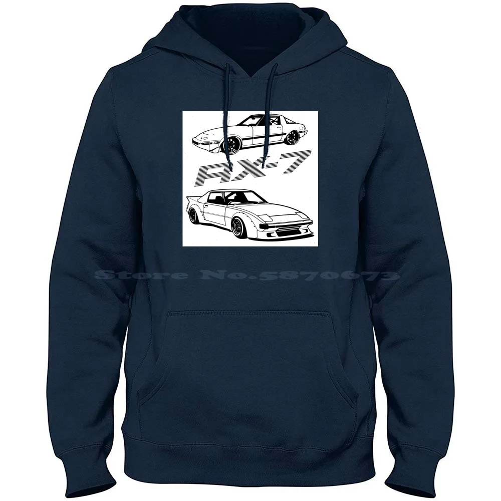 Series 1 Rx7 Rotary Wankel 13b 100% Cotton Hoodie Rx7 Series1 Rx7 Wankel Jdm Rotary