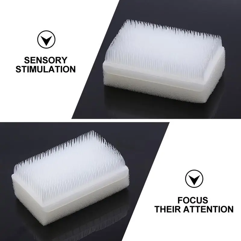 2pcs Sensory Brushing Wilbarger Soft Occupational Brush Sensory Defensiveness Brush Wilbarger Therapy Brush