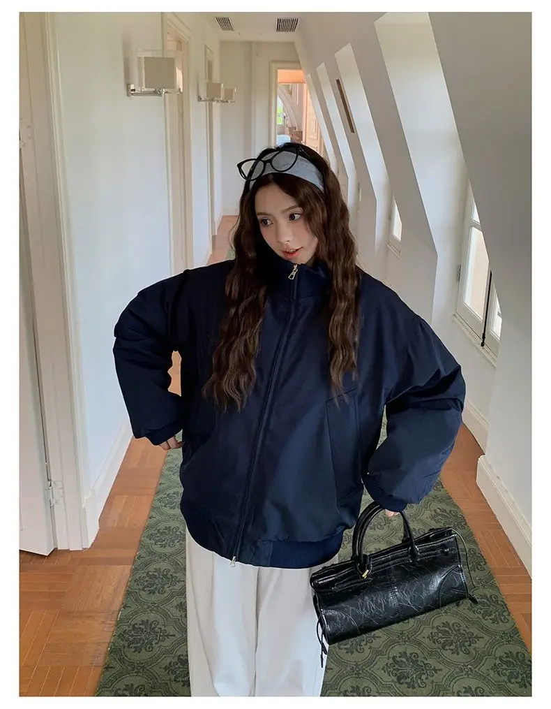 

Куртки-бомберы женские куртки на молнии осенние Chamarras Jaqueta Mujer Lana испанский стиль латиноамериканский тренд модный простой