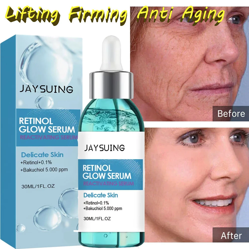 

Retinol Serum Instant Wrinkle Remover Firming Lifting Anti Wrinkle Anti-Aging Essence Fade Fine Lines Ordinary Skin Care Product