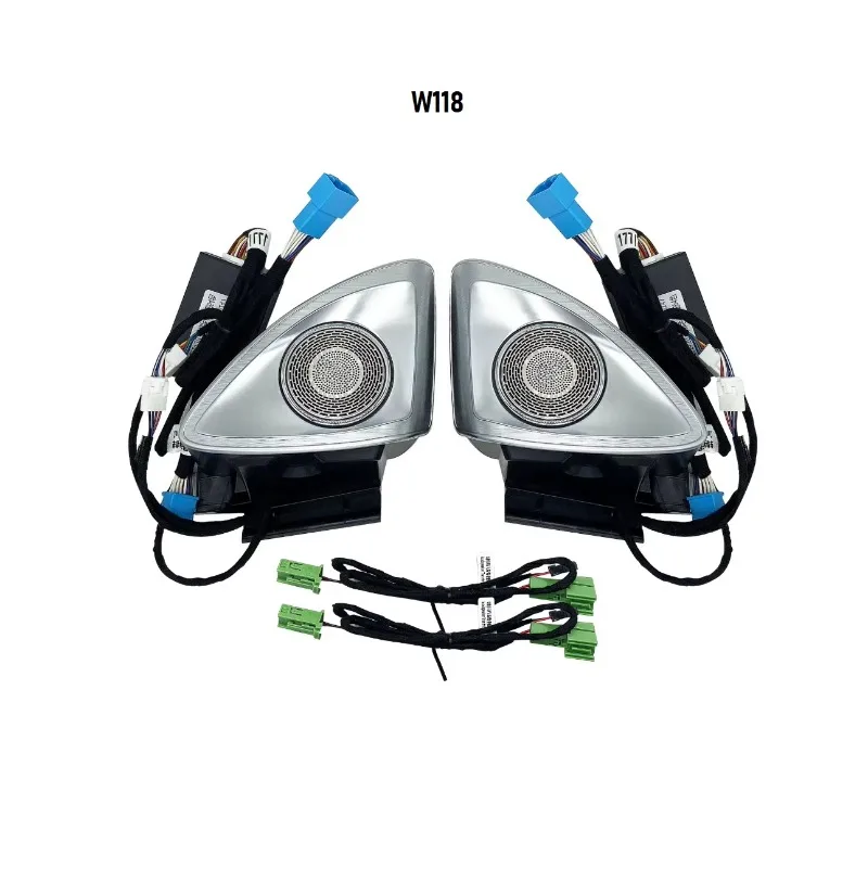UPsztec 64 Colors 4D Rotating Tweeter Speaker for  CLA W118 a W177  Car 3D Treble Horn Refit