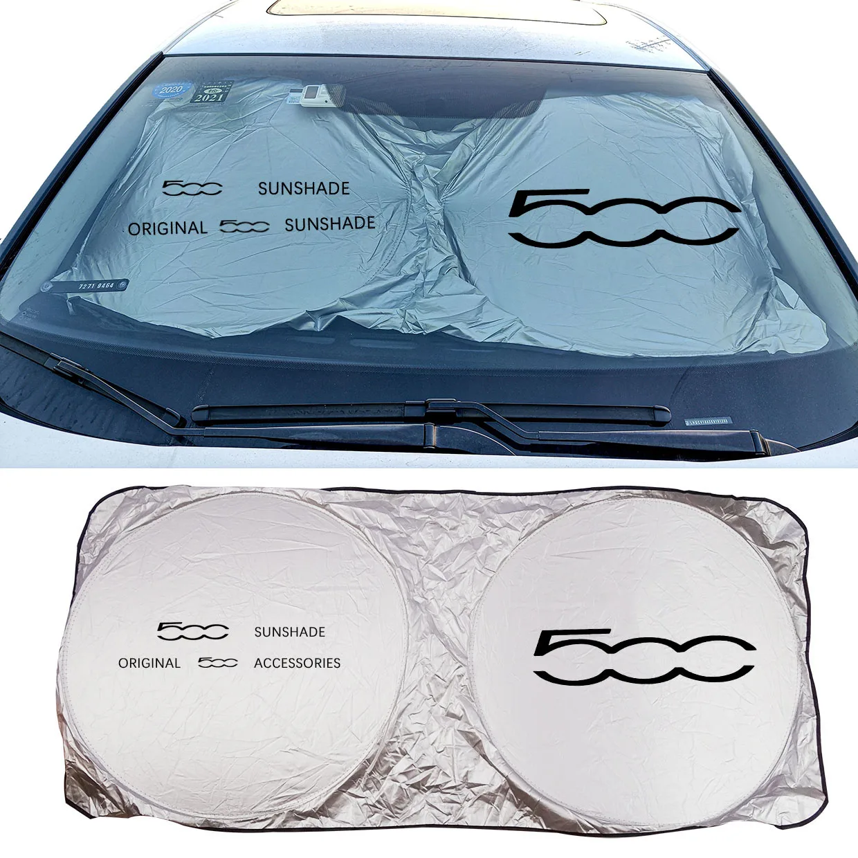 Car Styling Auto Front Window Sunshade Covers For Fiat 500 L 500 S 500 X 500 C 500 E 500L 500S 500X 500C 500E Auto Accessories